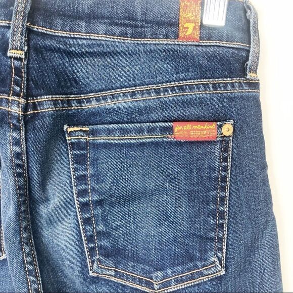 7 FOR ALL MANKIND | Modern Straight Jeans Size 25 - Picture 7 of 8